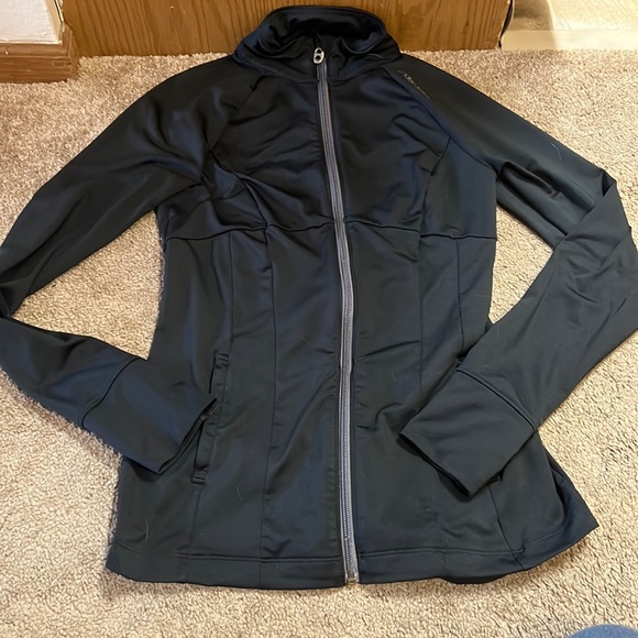 Thin black jacket zip up - Picture 1 of 3